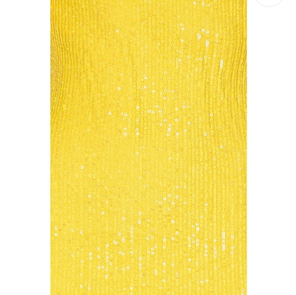 SOLD!!!!! NBD Athena sequin dress yellow sequins - Picture 4 of 6